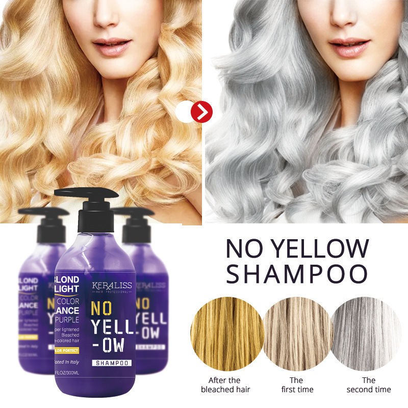 Purple Toning Shampoo - Renk Sabitleyici Şampuan Maskesi Sarı Saç