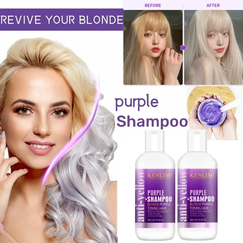Purple Toning Shampoo - Mor Şampuan Sarışın Platin Ağartılmış Gümüş