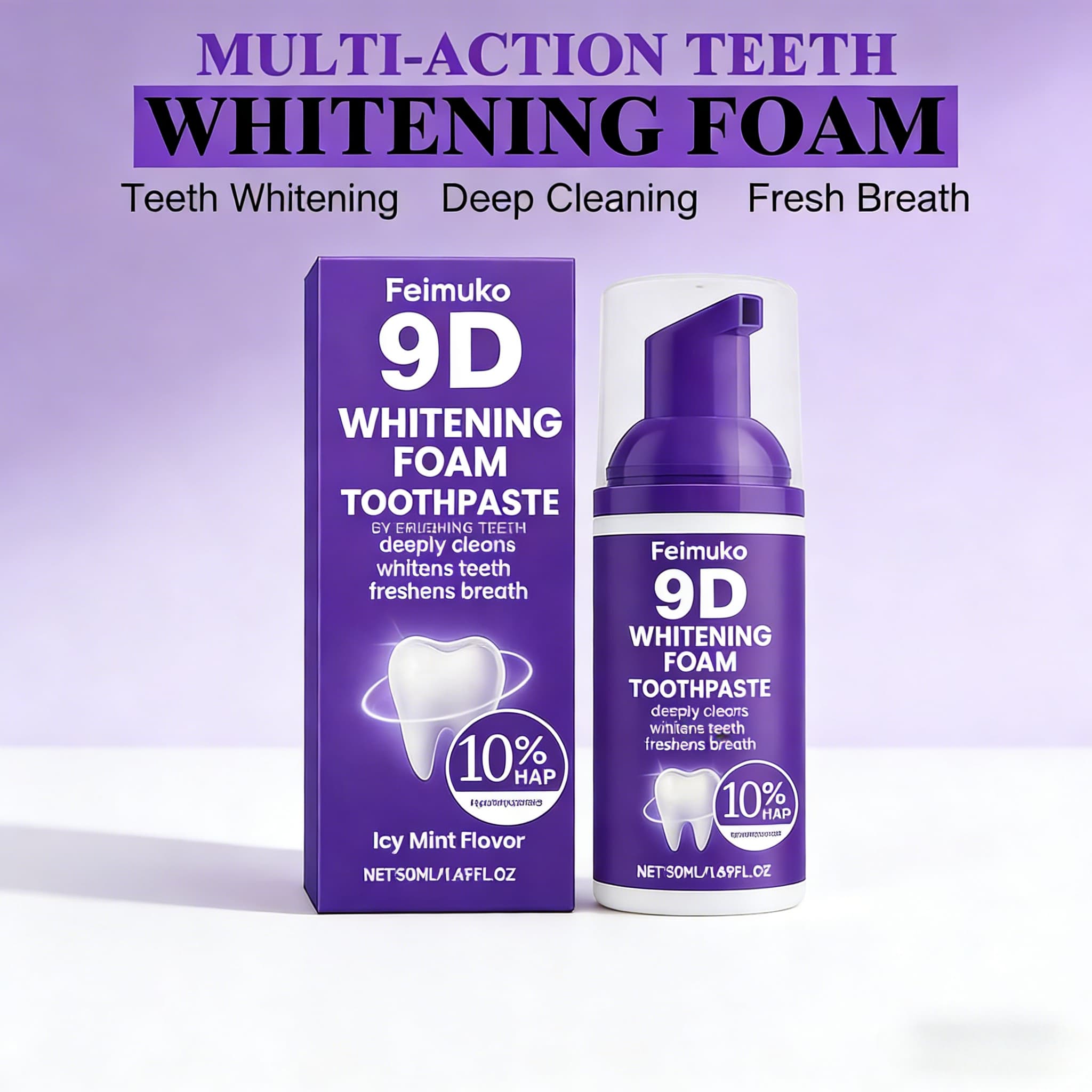 9D Mor Diş Köpüğü BEYAZLATICI  - Purple Toning Shampoo incelemesi ve fiyatı